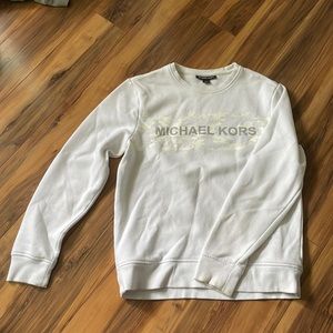 MICHAEL KORS WHITE CREWNECK